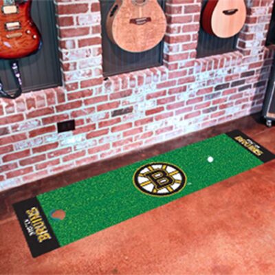 Boston Bruins 18" x 72" Golf Putting Green Mat