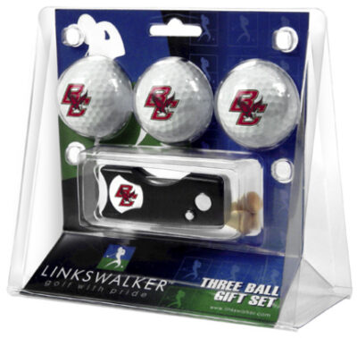 Boston College Eagles 3 Golf Ball Gift Pack with Spring Action Tool