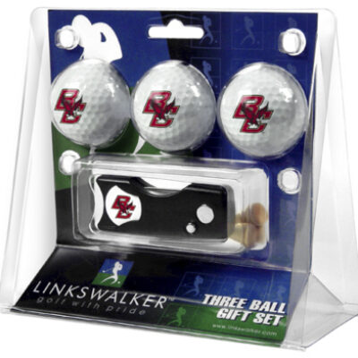 Boston College Eagles 3 Golf Ball Gift Pack with Spring Action Tool