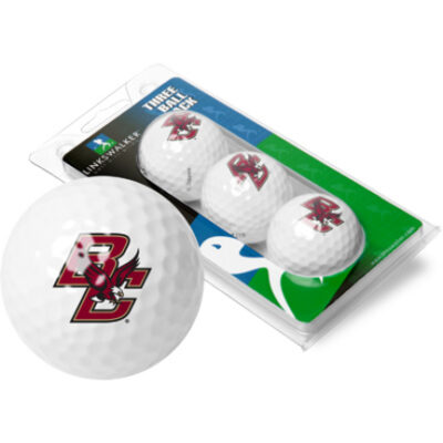 Boston College Eagles Top Flite XL Golf Balls 3 Ball Sleeve (Set of 3)