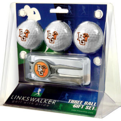 Bowling Green State Falcons 3 Ball Golf Gift Pack with Kool Tool