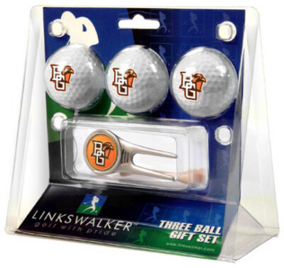 Bowling Green State Falcons 3 Golf Ball Gift Pack with Cap Tool