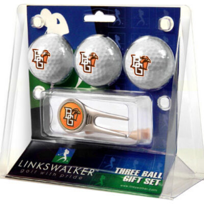 Bowling Green State Falcons 3 Golf Ball Gift Pack with Cap Tool