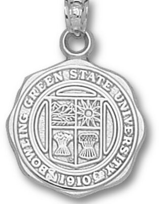 Bowling Green State Falcons "Seal" Pendant - Sterling Silver Jewelry