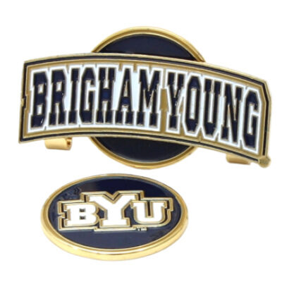 Brigham Young (BYU) Cougars Slider Clip with Golf Ball Marker (Set of 3)