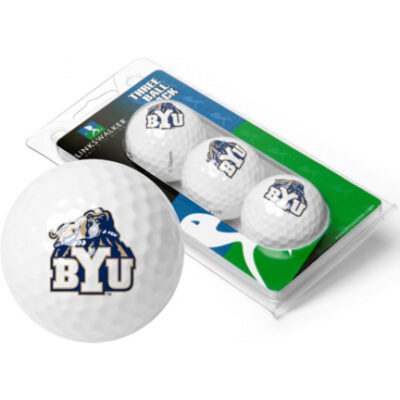 Brigham Young (BYU) Cougars Top Flite XL Golf Balls 3 Ball Sleeve (Set of 3)