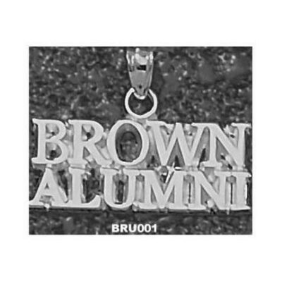 Brown Bears "Brown Alumni" Pendant - Sterling Silver Jewelry