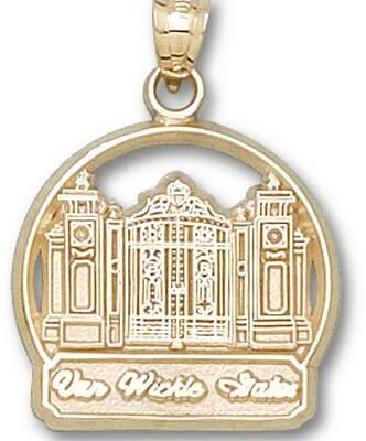 Brown Bears "Van Wickle Gates" Pendant - 14KT Gold Jewelry