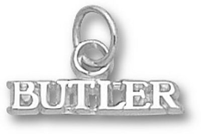 Butler Bulldogs "Butler" 1/8" Charm - Sterling Silver Jewelry