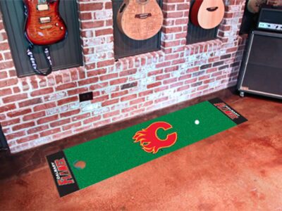 Calgary Flames 18" x 72" Golf Putting Green Mat