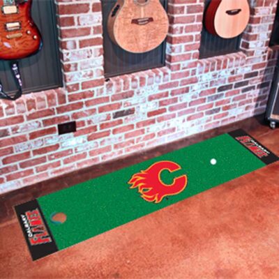 Calgary Flames 18" x 72" Golf Putting Green Mat