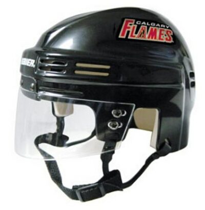 Calgary Flames NHL Authentic Mini Hockey Helmet from Bauer (Black)