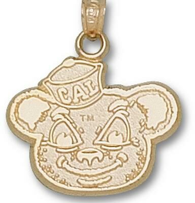 California (Berkeley) Golden Bears "Oski Bear" Pendant - 10KT Gold Jewelry