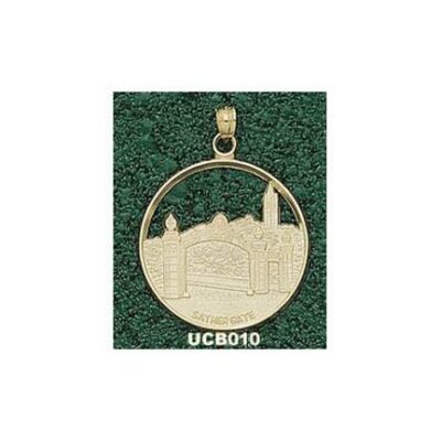 California (Berkeley) Golden Bears "Sather Gate" Pendant - 10KT Gold Jewelry