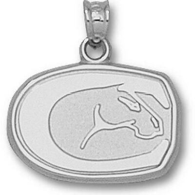 California (Davis) Aggies "Horse Head" 1/2" Pendant - Sterling Silver Jewelry