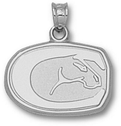 California (Davis) Aggies "Horse Head" 1/2" Pendant - Sterling Silver Jewelry