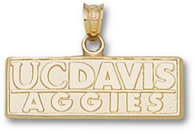 California (Davis) Aggies New "UC Davis Aggies" Pendant - 10KT Gold Jewelry