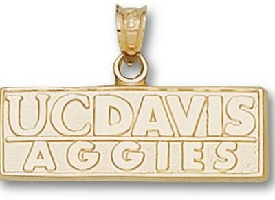 California (Davis) Aggies New "UC Davis Aggies" Pendant - 10KT Gold Jewelry