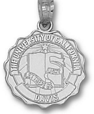 California (Davis) Aggies "Seal" Pendant - Sterling Silver Jewelry