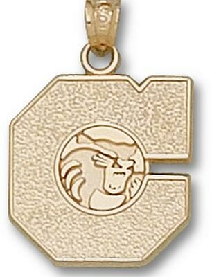 California State (Chico) Wildcats "C with Wildcat" Pendant - 10KT Gold Jewelry