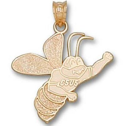 California State (Sacramento) Hornets "Hornet" Pendant - Sterling Silver Jewelry