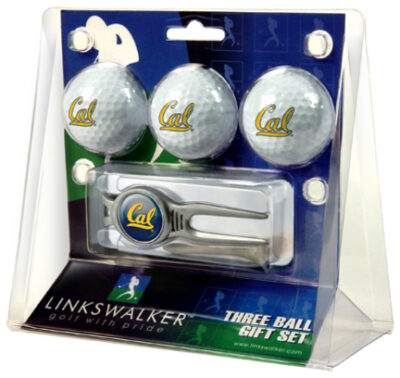 California (UC Berkeley) Golden Bears 3 Ball Golf Gift Pack with Kool Tool