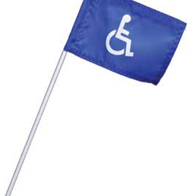 Cart Identification Flag - Handicapped Symbol