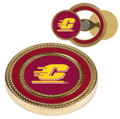 Central Michigan Chippewas Challenge Coin with Ball Markers (Set of 2)