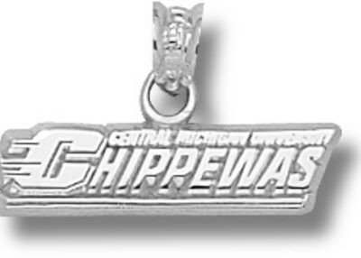 Central Michigan Chippewas "Chippewas" Pendant - Sterling Silver Jewelry