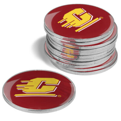 Central Michigan Chippewas Golf Ball Marker (12 Pack)