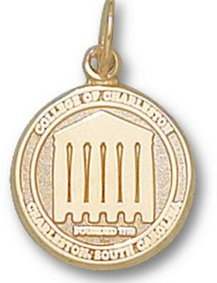 Charleston Cougars "Seal" 1/2" Charm - 10KT Gold Jewelry