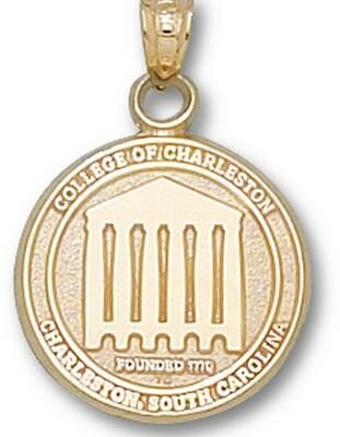 Charleston Cougars "Seal" Pendant - 10KT Gold Jewelry