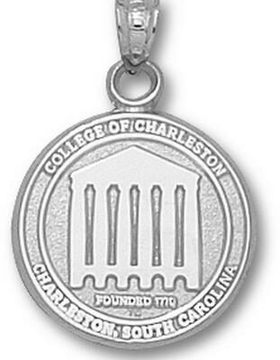 Charleston Cougars "Seal" Pendant - Sterling Silver Jewelry