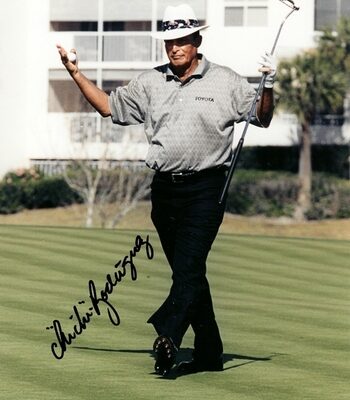 Chi Chi Rodriguez Autographed Golf 8" x 10" Photograph (Unframed)