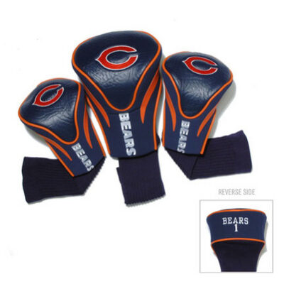 Chicago Bears Contour Fit Golf Headcover (3-Pack)