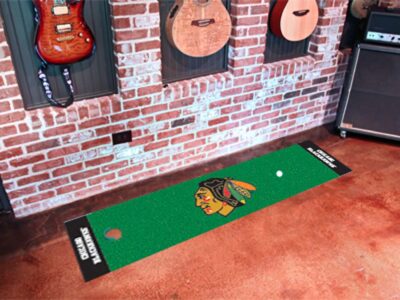 Chicago Blackhawks 18" x 72" Golf Putting Green Mat