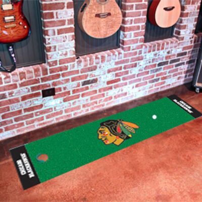 Chicago Blackhawks 18" x 72" Golf Putting Green Mat