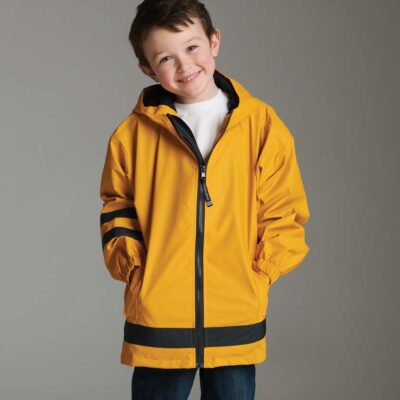 Children's New Englander Waterproof Rain Jacket by Charles River Apparel