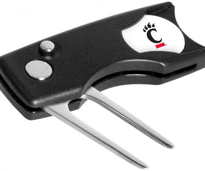 Cincinnati Bearcats Spring Action Divot Tool with Golf Ball Marker (Set of 2)