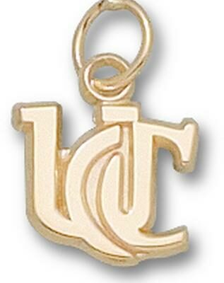 Cincinnati Bearcats "UC" 3/8" Charm - 10KT Gold Jewelry