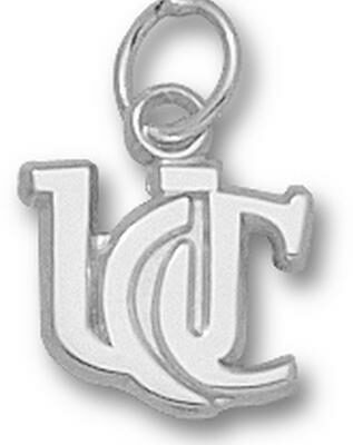 Cincinnati Bearcats "UC" 3/8" Charm - Sterling Silver Jewelry