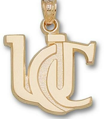 Cincinnati Bearcats "UC" 5/8" Pendant - 10KT Gold Jewelry