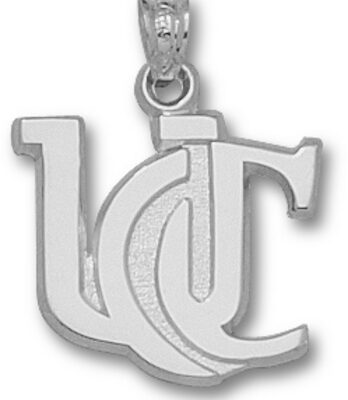 Cincinnati Bearcats "UC" 5/8" Pendant - Sterling Silver Jewelry