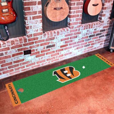 Cincinnati Bengals 18" x 72" Putting Green Runner