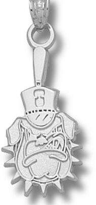 Citadel Bulldogs "Bulldog Face" Pendant - Sterling Silver Jewelry