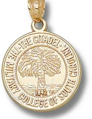 Citadel Bulldogs "Seal" Pendant - 14KT Gold Jewelry