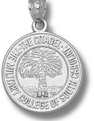 Citadel Bulldogs "Seal" Pendant - Sterling Silver Jewelry