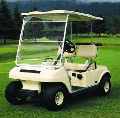 Classic Accessories Golf Cart Portable Windshield (White)