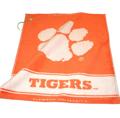 Clemson Tigers 16" x 19" Woven Golf Towel (Set of 2)