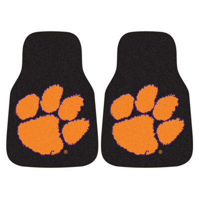 Clemson Tigers 27" x 18" Auto Floor Mat (Set of 2 Car Mats)